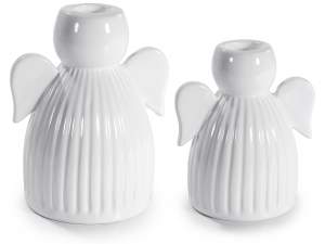wholesaler christmas angel candle holder