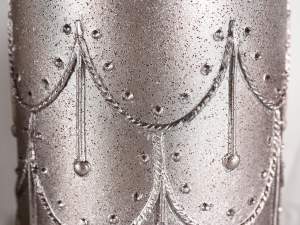 silver relief candle wholesaler