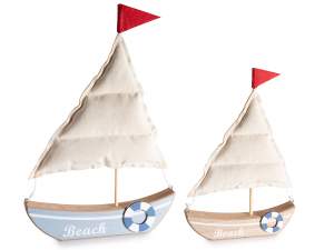 wholesale wooden boat decorations