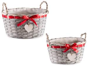 wholesale woven wooden basket