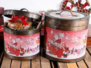 wholesaler christmas hatbox trunk
