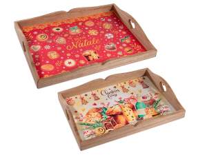 wholesale heart carving christmas tray