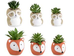 wholesale artificial plant pot animals