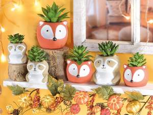 wholesale artificial plant pot animals