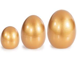 wholesale gold Easter egg decorations