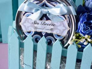 wholesale colored baskets wood fence
