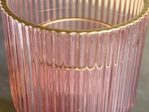 wholesale glass candle holder colored glass
