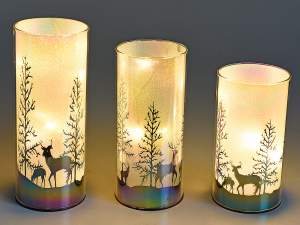 Christmas glass lamps wholesalers