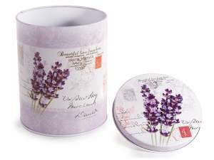wholesale metal lavender jar