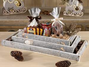wholesaler wooden rectangle tray