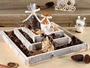 wholesale tree bark tray