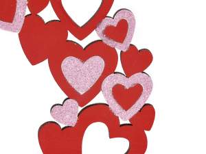 Wholesale glitter heart garlands