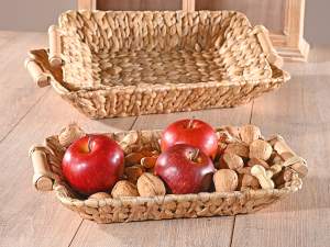 wholesale hyacinth basket tray