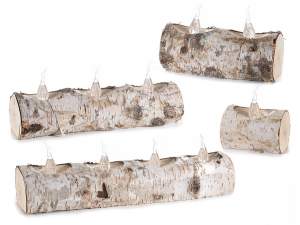 Wholesale birch log decorations lights