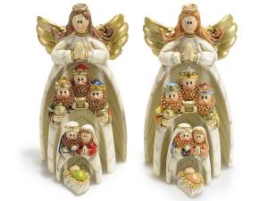 Resin Nativity Scene Interlocking