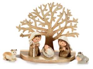 Wholesale nativity scene figurines tree of life