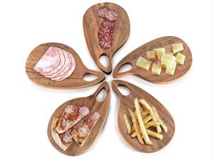 entrance cutting boards acacia wood flowers