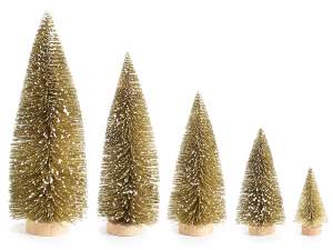 wholesale gold Christmas tree table decoration