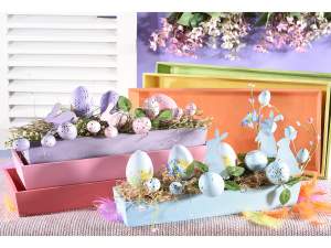Wholesale colored wooden trays