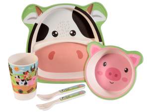 ingrosso set pappa bimbi animali fattoria