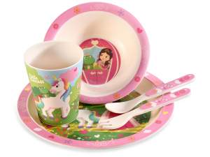 ingrosso set pappa bimba principessa