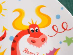ingrosso set piatto tazza scodella bimbo dinosauri