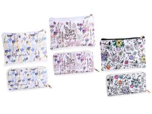 Ingrosso portafogli pochette donna fiori regalo