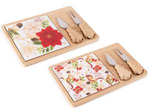 inrgosso tagliere natale aperitivo coltelli