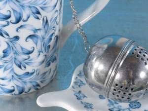 Tazza filtro te con piattino all'ingrosso