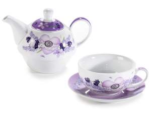 grossista tazza teiera lavanda