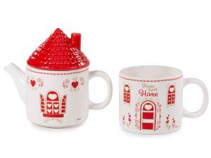 Ingrosso teiera tazza ceramica