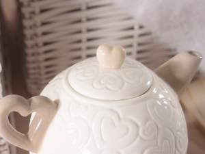Ingrosso teiera tazza bomboniera porcellana