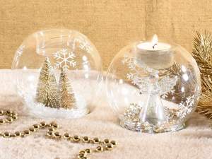 ingrosso decoro natale sfera in vetro
