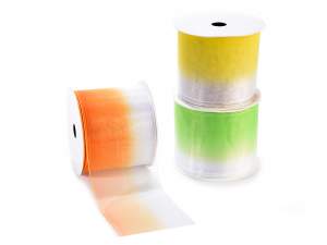 Wholesale colored organza ribbon shaded