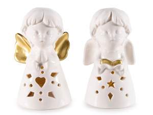 wholesaler decoration angels porcelain led light