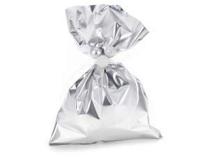 Matte silver metallic envelope 20x30h 45 micron