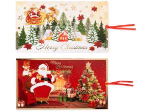 wholesale sliding christmas envelope ticket