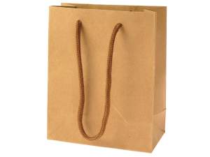 Natural paper gift envelope bag with handles