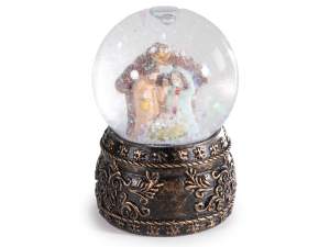 wholesale snow globe nativity scene