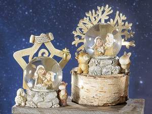 Wholesale snowball nativity scene
