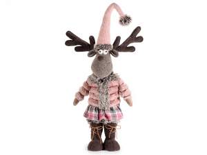 wholesale reindeer Christmas window decoration