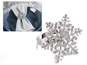 wholesale christmas snowflake napkin holder