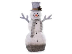 Snowman fabric lights wholesaler