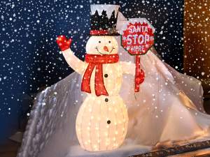 wholesale showcase luminous snowman