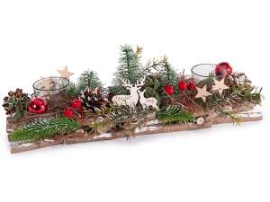 wholesale centerpiece double candle branches