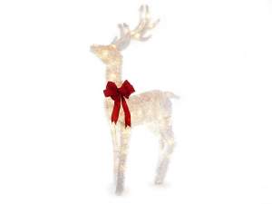 Wholesale reindeer led lights metal