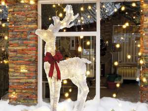 Wholesale reindeer led lights metal