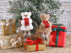 wholesale teddy bear christmas tree decoration