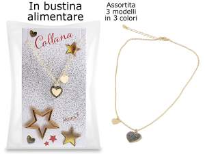 Collane girocollo cuore stella ingrosso