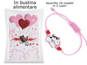 Ingrosso sorprese Pasqua braccialetti bimbi corda